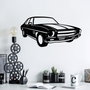 Wallity Holden Monaro Sedan Accesorio decorativo de pared de metal Negro
